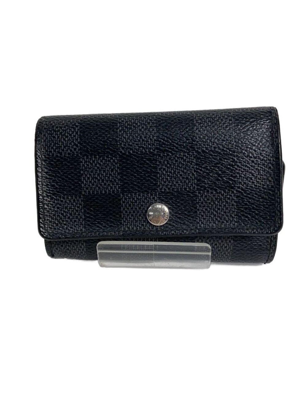 LOUIS VUITTON Multicles Graphite Black Leather Black